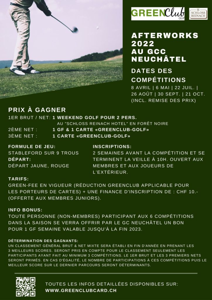 GreenClub-Golf_Afterworks 2022_GCC Neuchâtel_Affiche (1)